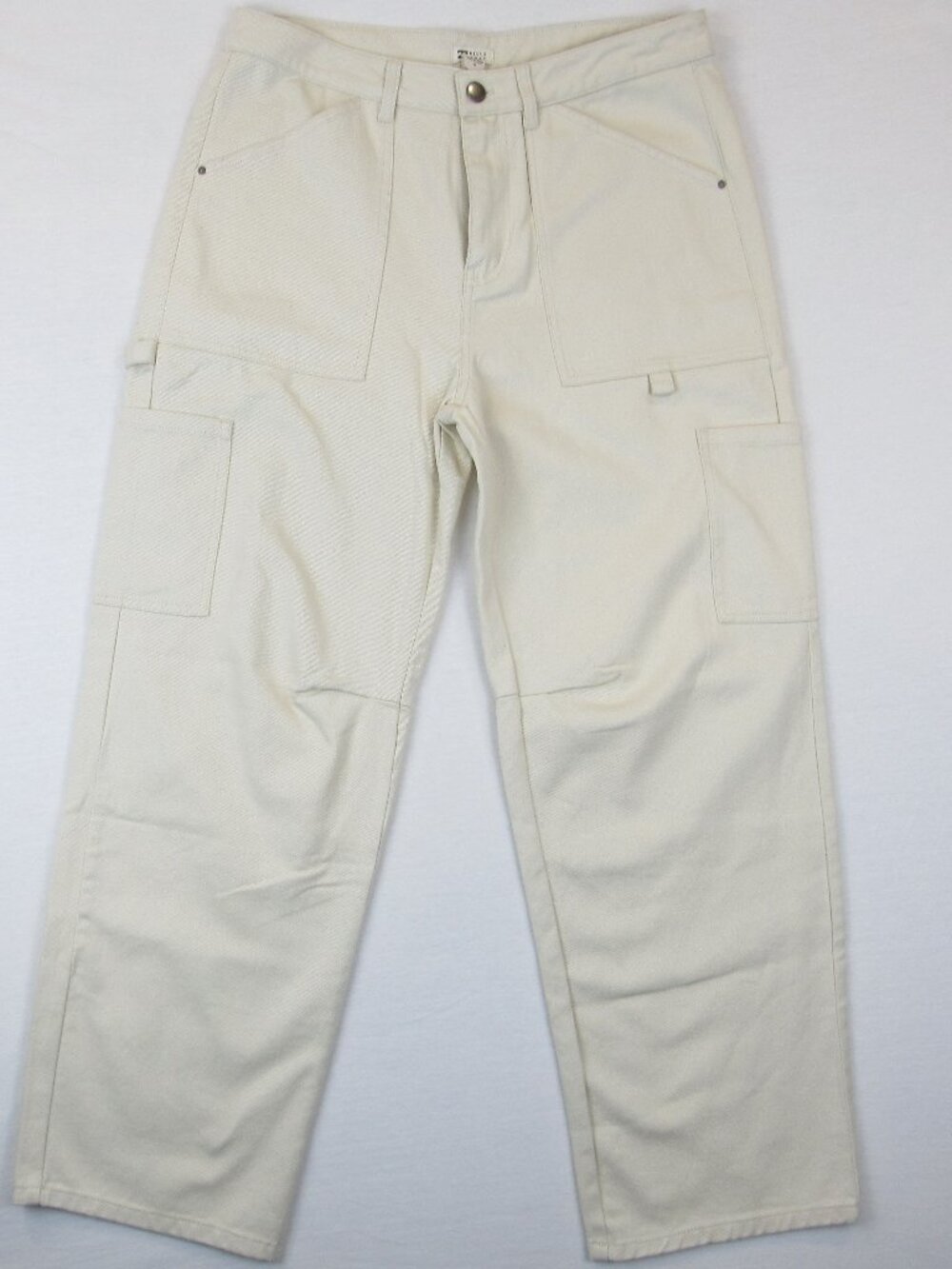 Billabong Juniors Size 30 Leia Canvas Cargo Pants Boyfriend Fit 100% Cotton